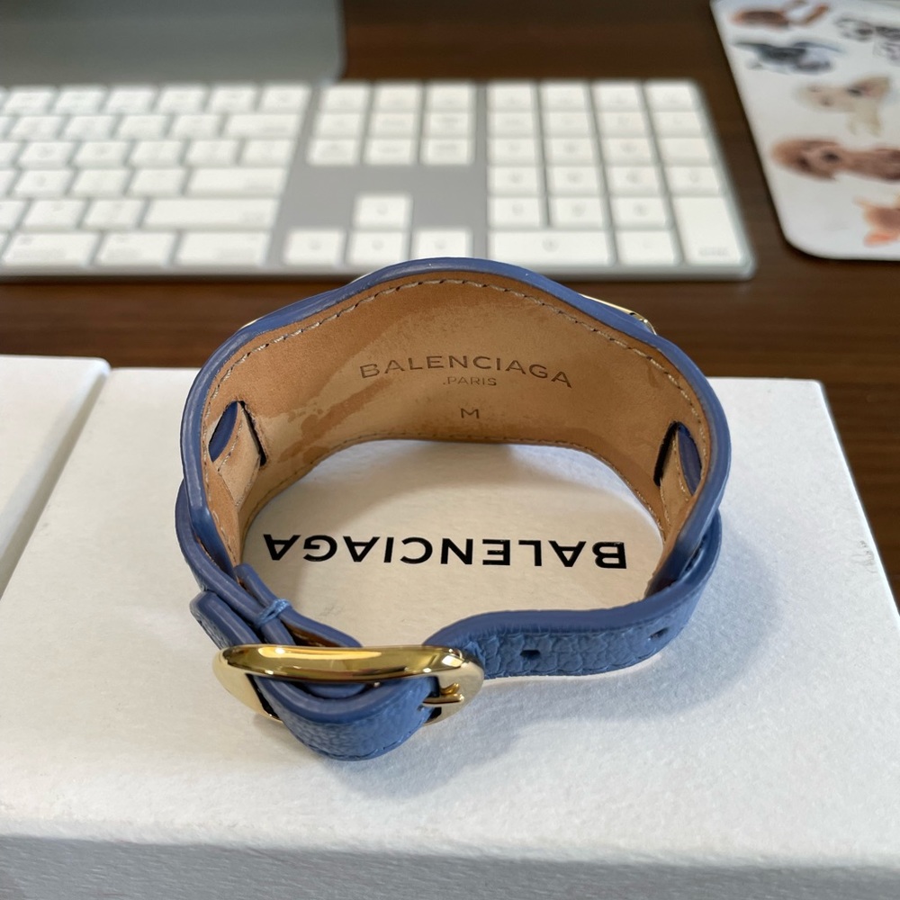 Balenciaga leather cuff